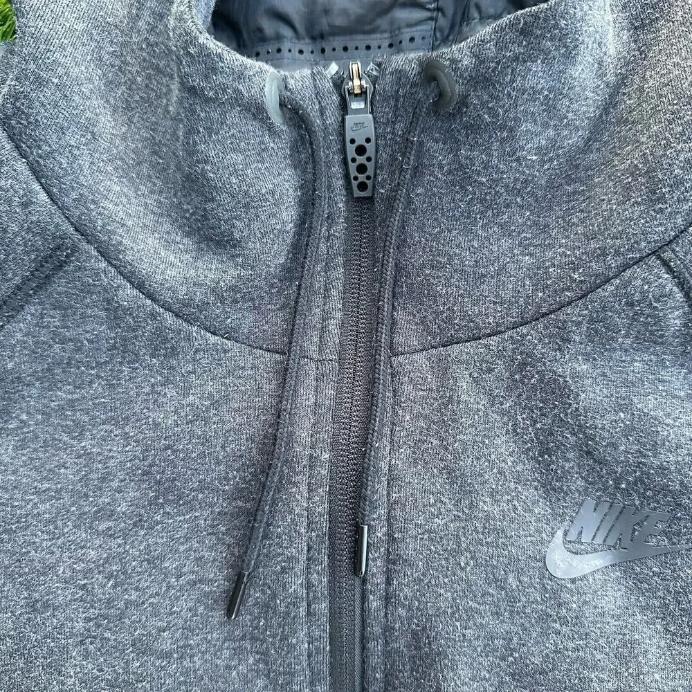 Nike Jacket Womens Small Gray Tech Fleece Aeroloft‎ 800 Down Primaloft Parka